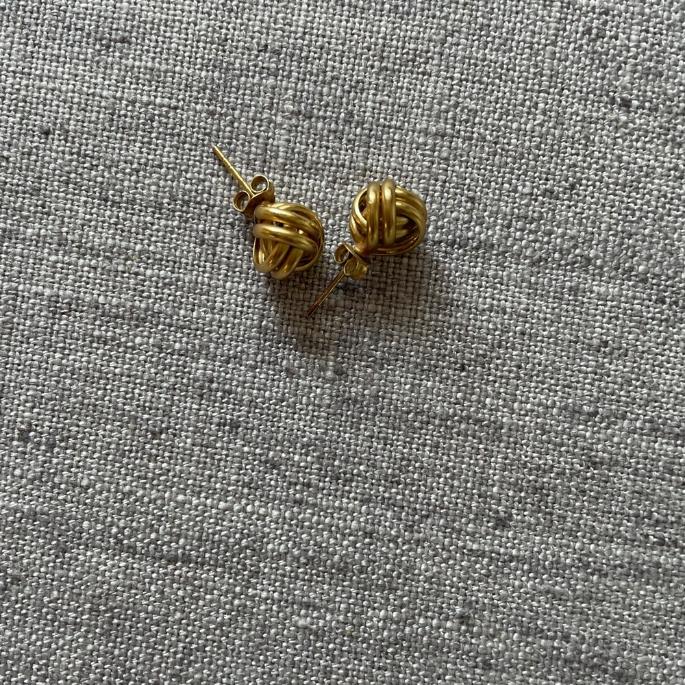 Nordstrom gold knot earrings